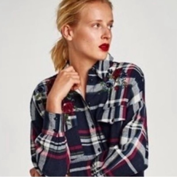 PLAID MINI SHIRTDRESS - Picture 9 of 9